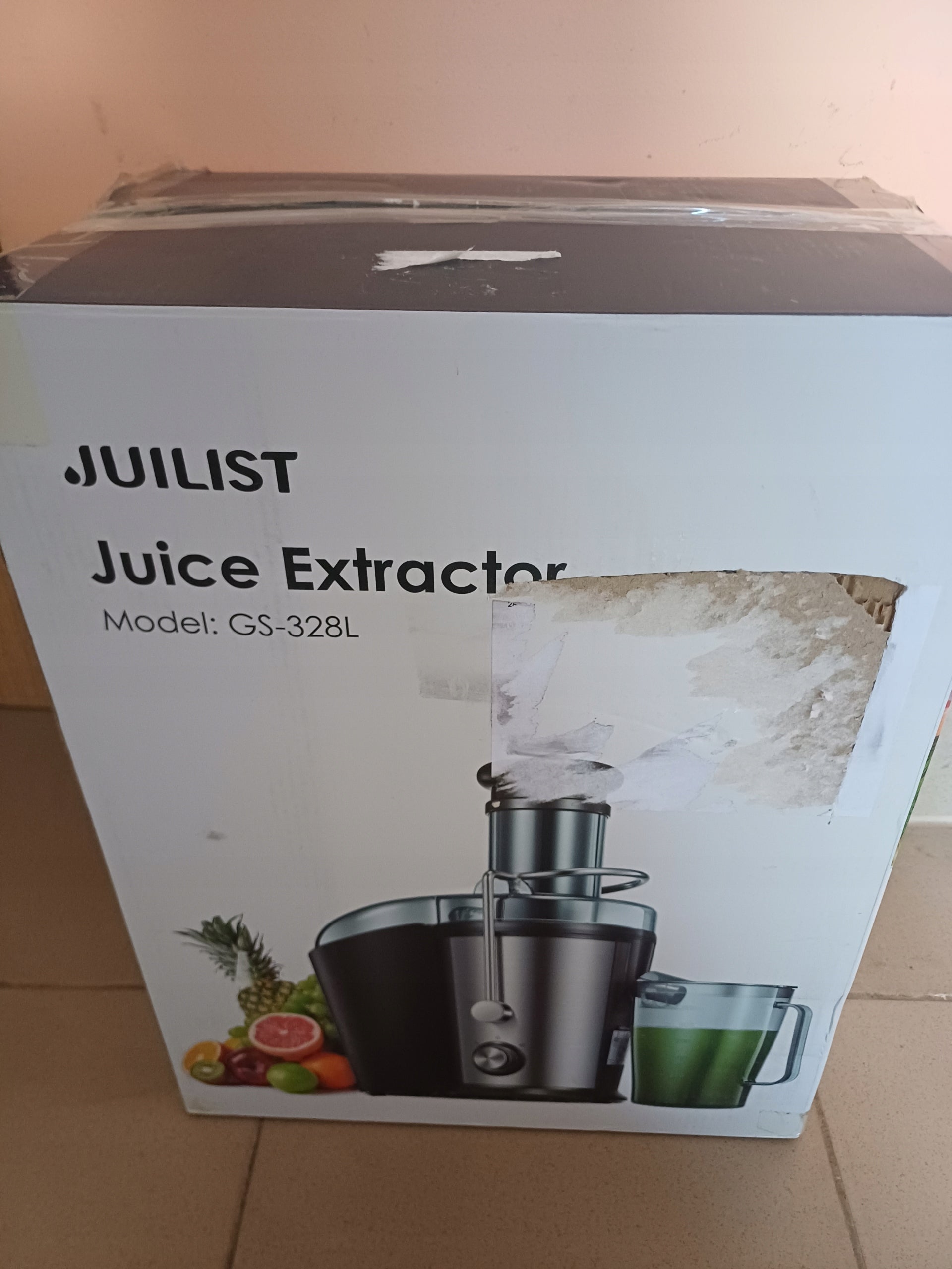 Juilist: 800W Fruit and Vegetable Juicer Easy to Clean Power rating 800 W
