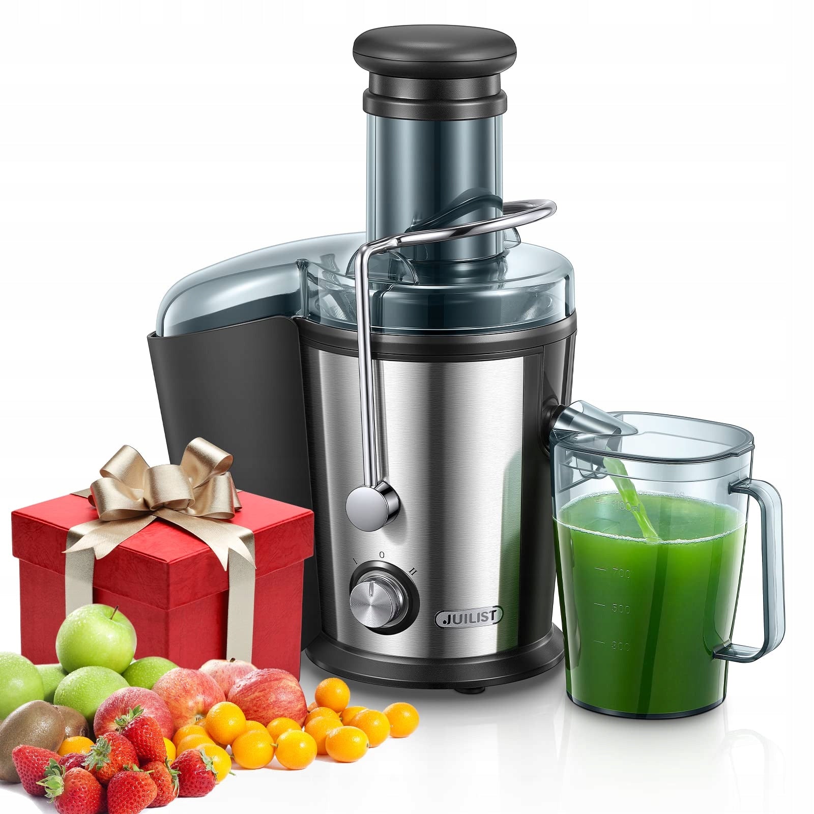 Juilist: 800W Fruit and Vegetable Juicer Easy to Clean