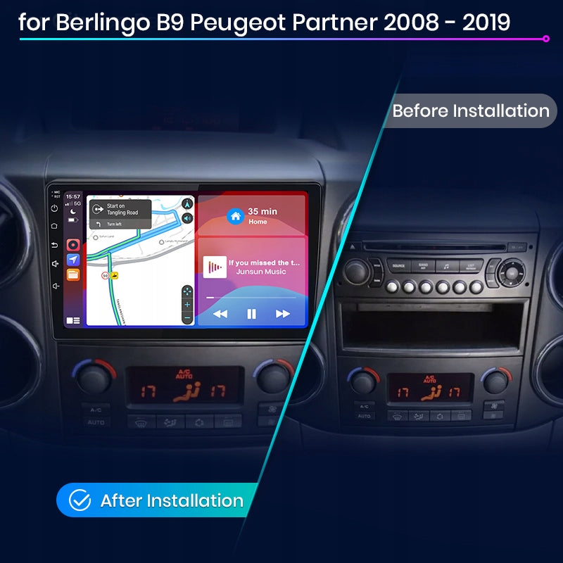 Junsun multimedia car radio for Berlingo B9 Peugeot Partner 2+32GB Brand no brand