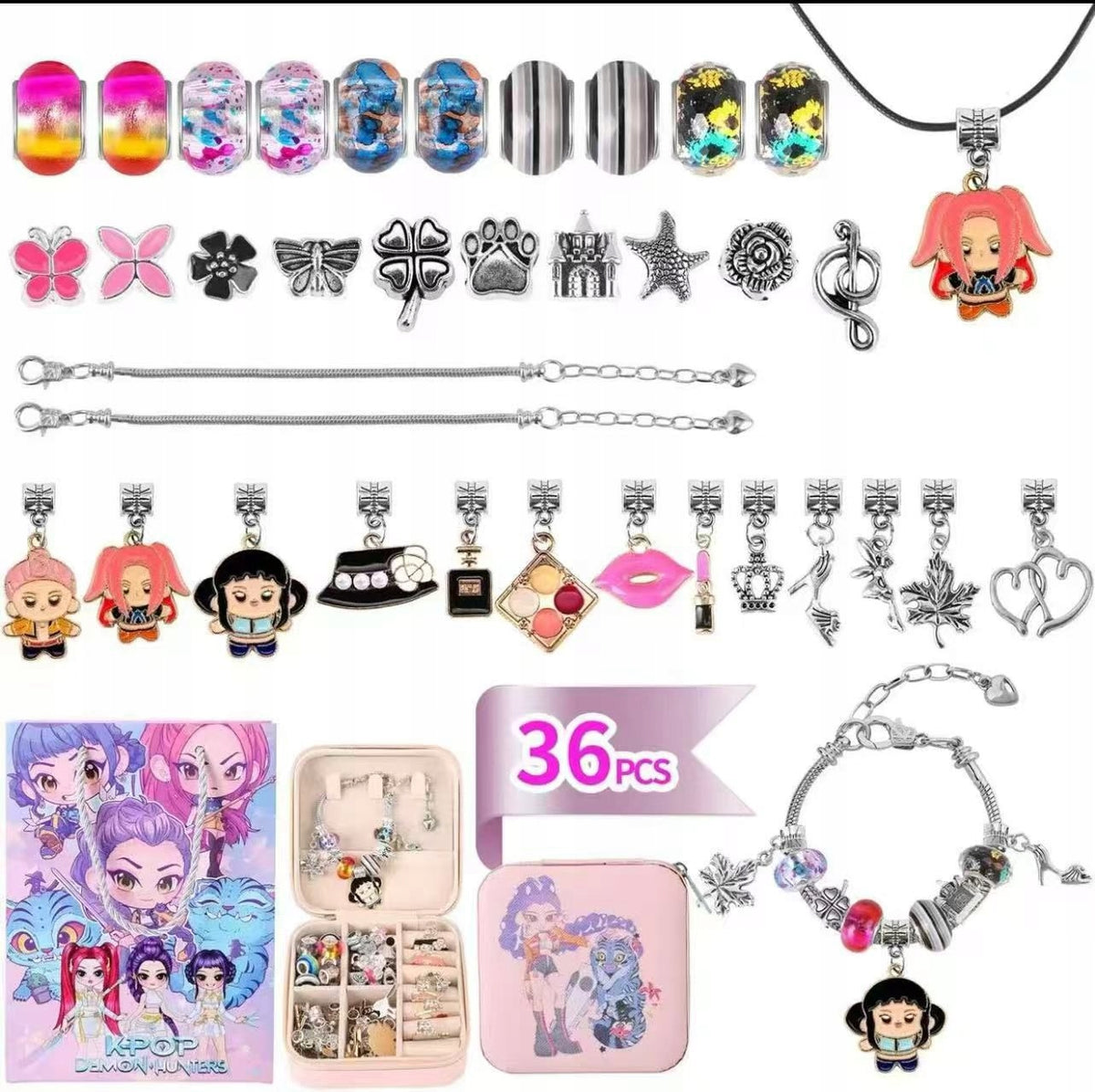 K-POP Demon Hunters Rumi Bracelet and Jewelry Making Kit Manufacturer code KORALIKI DEMON HUNTERS KPOP MIRA ZESTAW 36EL