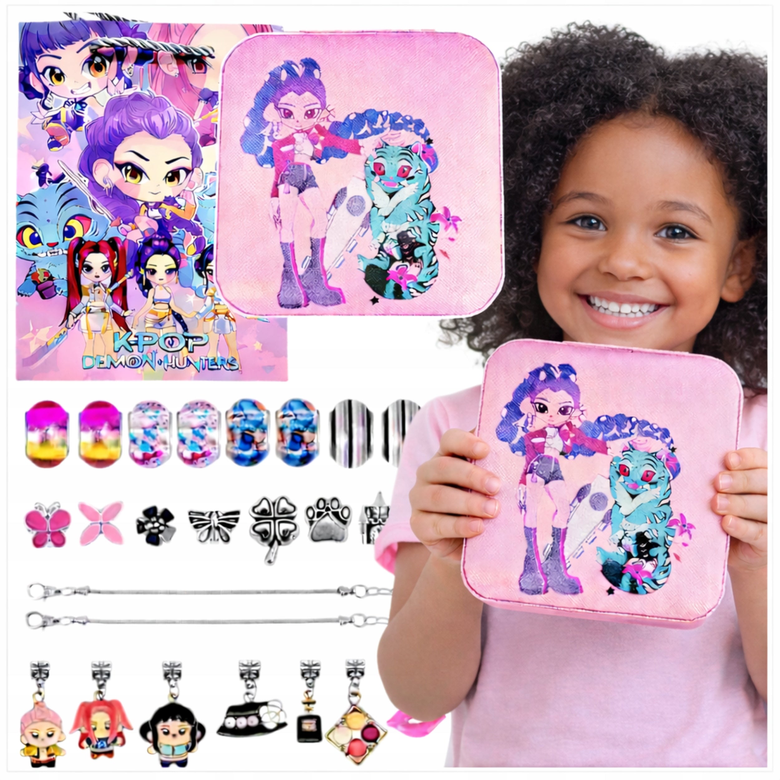 K-POP Demon Hunters Rumi Charms Bracelet Making Kit Box Manufacturer code YAN101