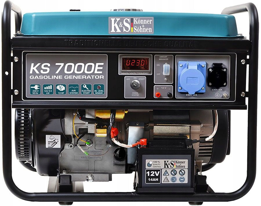 K&S Generator set 230V 5,5kW KS7000E