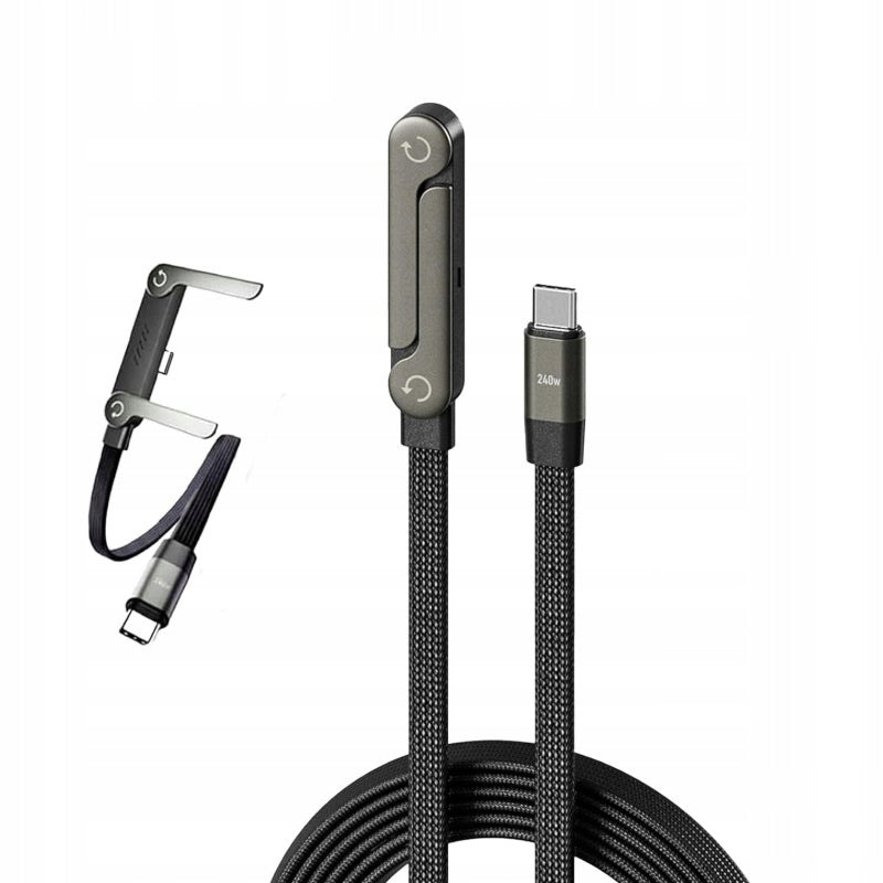 KABEL USB-C STOJAK KĄTOWY PODSTAWKA NA TELEFON SZYBKIE ŁADOWANIE
