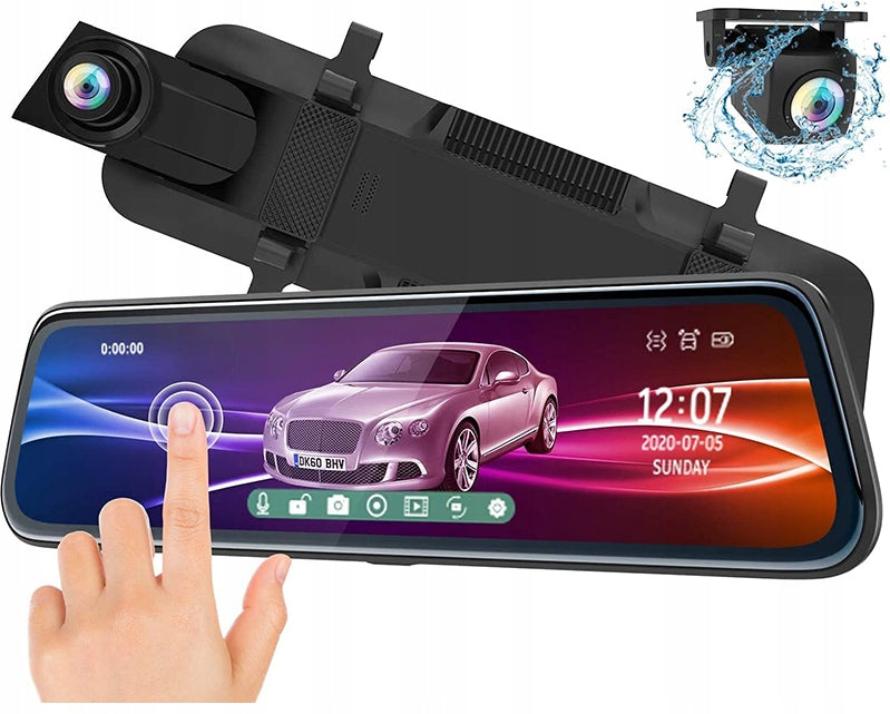 KADY RECORDER -CAR CAMERA -REVERSE- MIRROR- ALL TOUCH Packaging status original