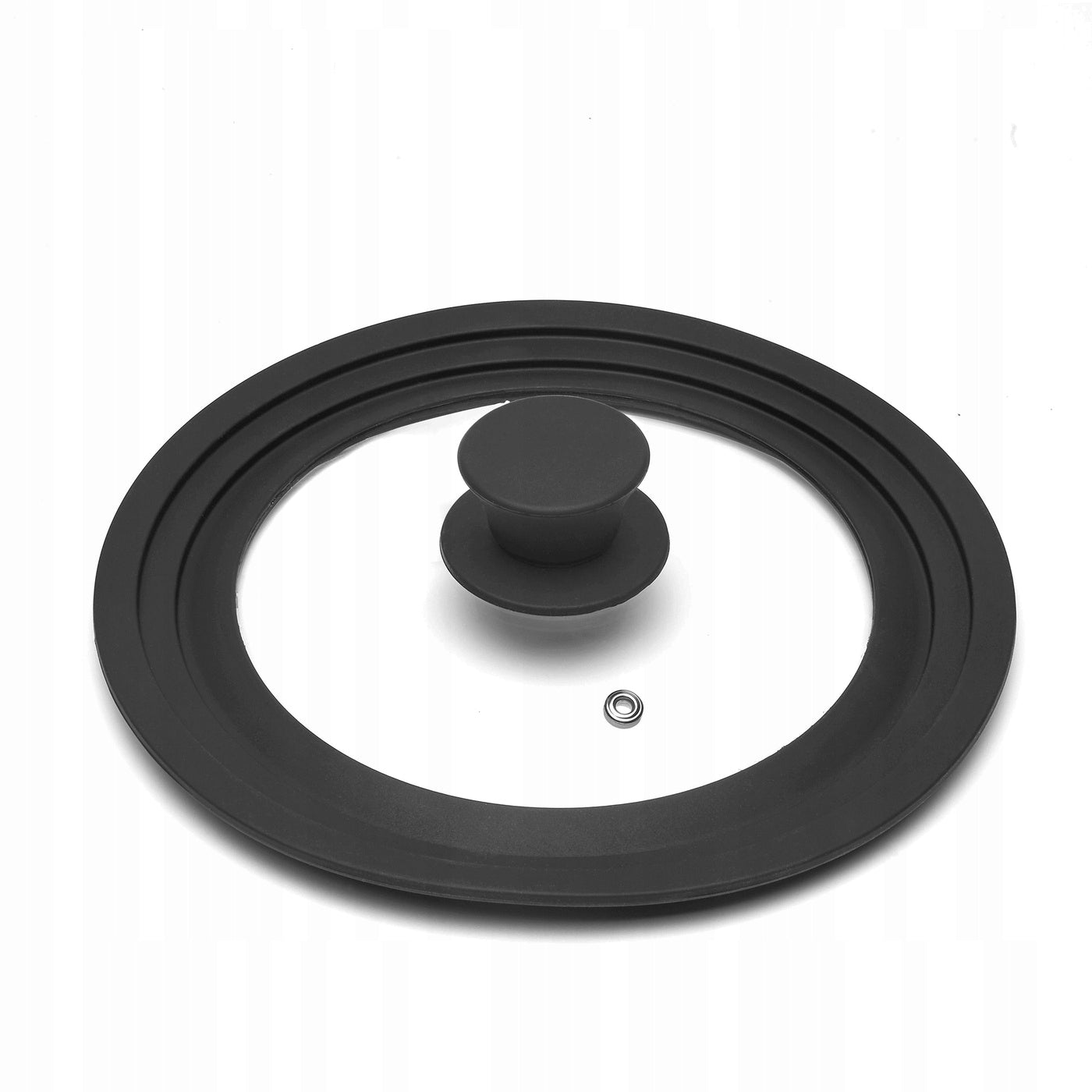 KAIA HOME UNIVERSAL LID 18/20/22 CM GLASS SILICONE RIM AND HANDLE