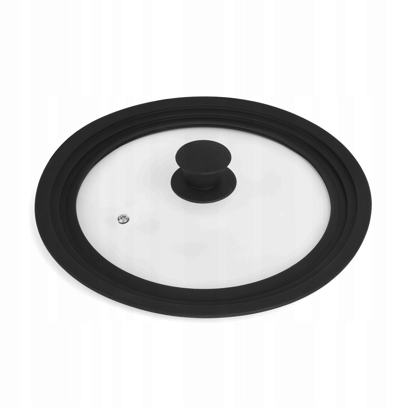 KAIA HOME UNIVERSAL LID 24/26/28 CM GLASS SILICONE RIM AND HANDLE