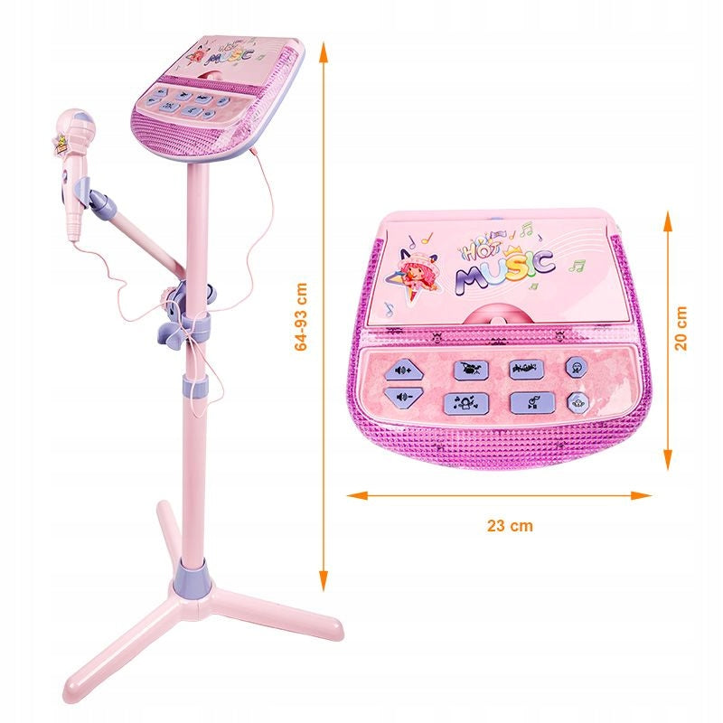 KARAOKE SET FOR CHILDREN MICROPHONE +ADJUSTABLE MP3 TRIPOD EFFECTS SOUNDS Manufacturer code PREZENT ŚWIĘTA DLA DZIECI URODZINY KARAOKE