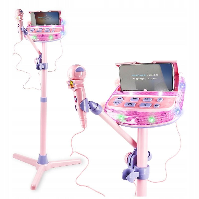 KARAOKE SET FOR CHILDREN MICROPHONE +ADJUSTABLE MP3 TRIPOD EFFECTS SOUNDS Packaging status original