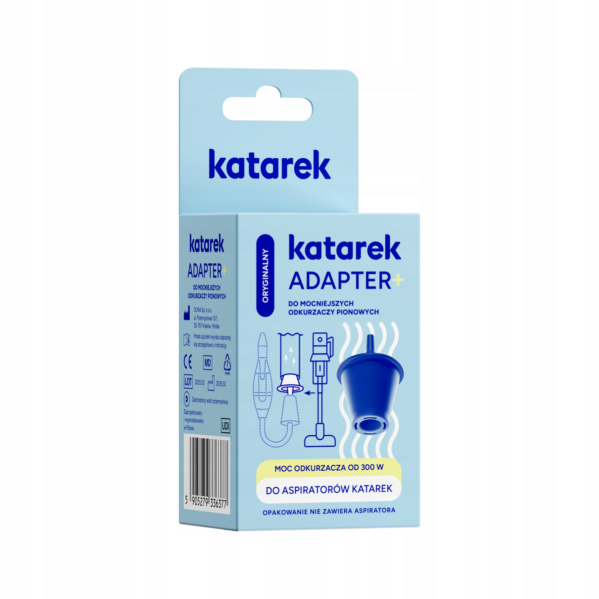 KATAREK ADAPTER+ FOR MORE POWERFUL UPRIGHT VACUUM CLEANERS (INCLUDING SAMSUNG ) Packaging status original
