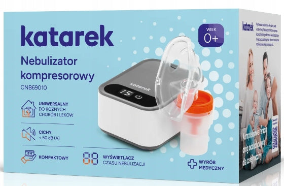 KATAREK Compressor nebulizer INHALATOR with timer 1 piece