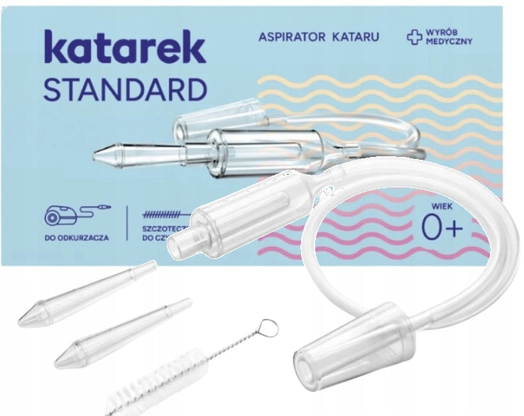 KATAREK STANDARD ASPIRATOR NASAL EXTRACTOR FOR VACUUM CLEANER WITH CERTIFICATES