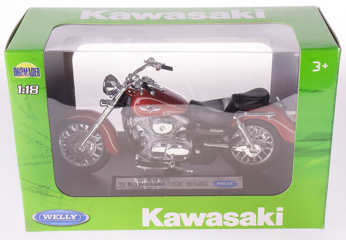 KAWASAKI VULCAN 1500 CLASSIC WELLY MOTORCYCLES 1:18 Packaging status original