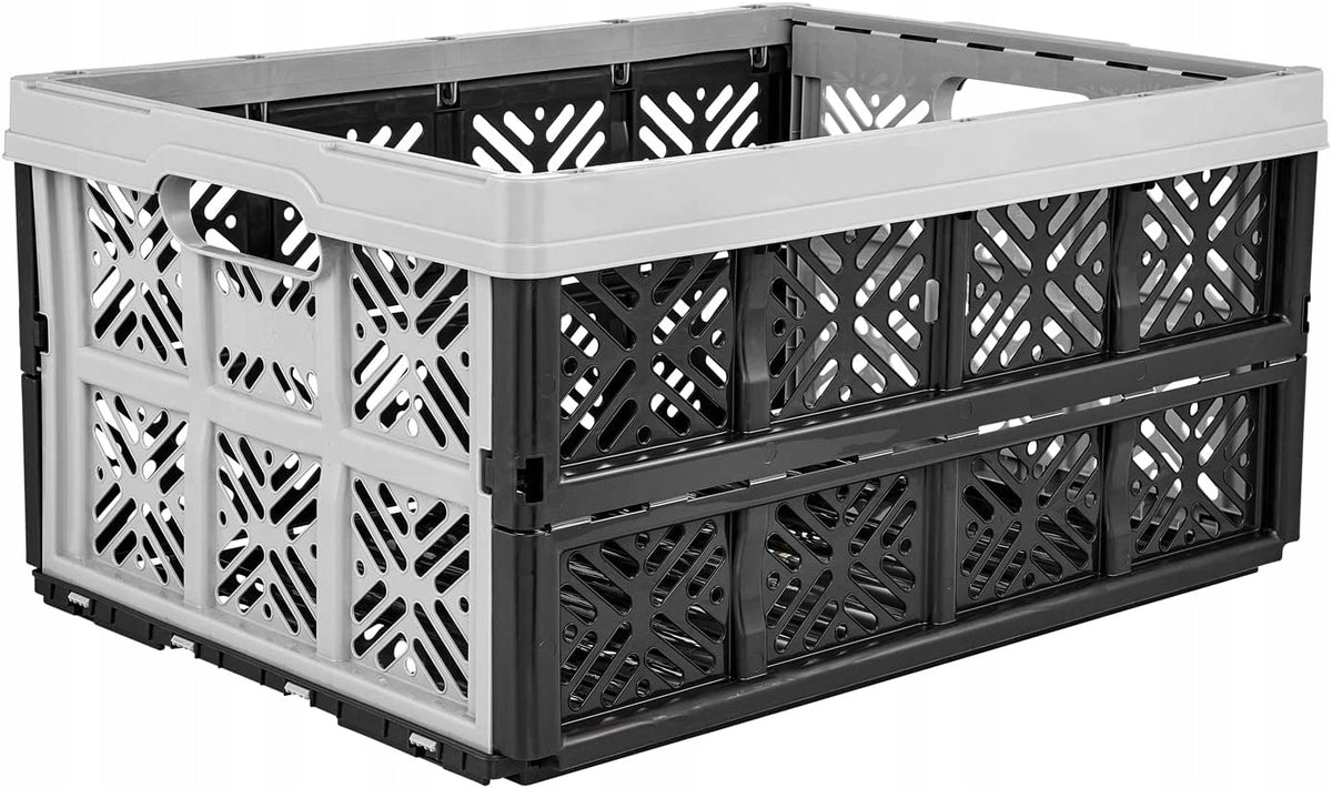 KEEEPER - Folding basket - IDA - box - container - grey - 32 L