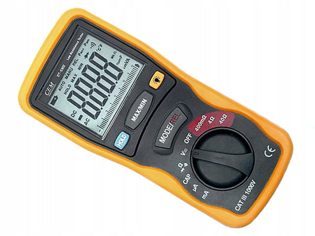 KELVIN bridge milliohmmeter, CEM DT-5302 multimeter