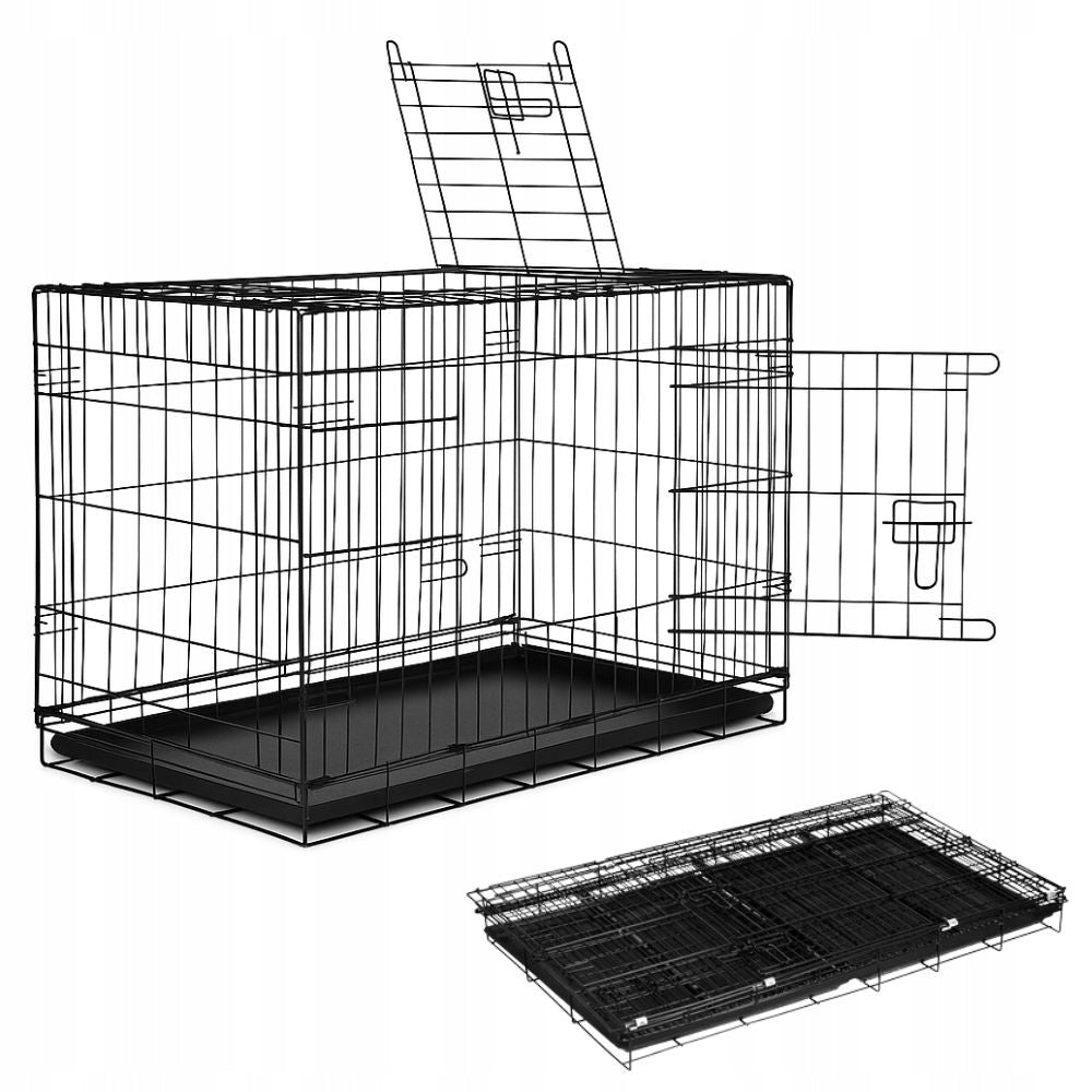 KENNEL CAGE Folding Metal Pet Cat Dog 61x42x50cm S Playpen Manufacturer code Klatka kennelowa dla zwierząt kota psa