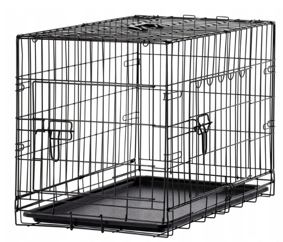 KENNEL CAGE PLAYPEN TRANSPORTER FOR CAT DOG 61x42x48,5 cm M METAL Packaging status original