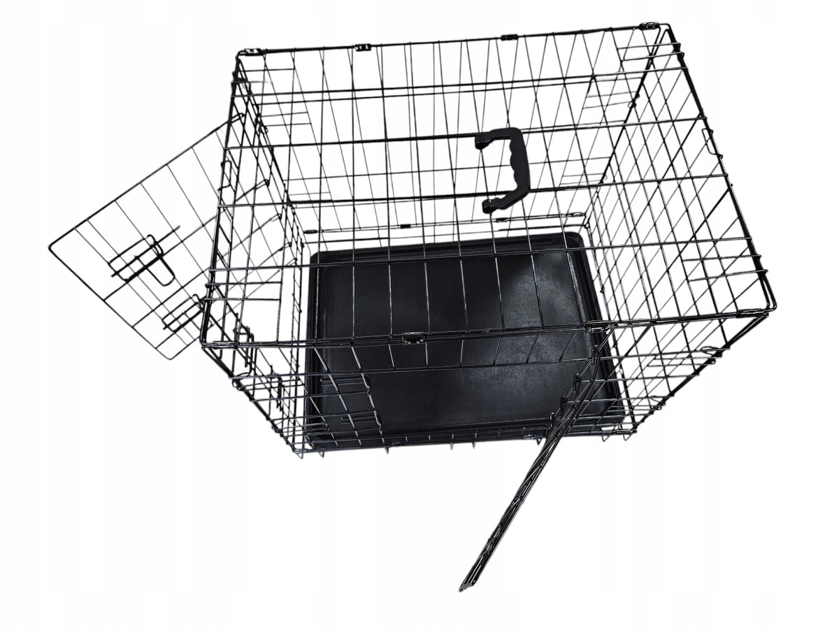 KENNEL CAGE TRANSPORTER FOR DOG CAT PLAYPEN 76x52x59 cm wire 4.5mm EAN (GTIN) 5907009196336