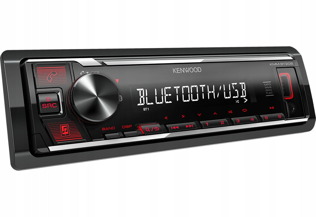 KENWOOD KMM-BT209 Bluetooth USB AUX FLAC Car Stereo