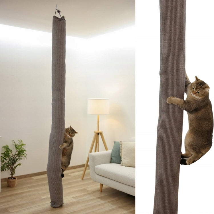 KERBL Climber Scratcher ceiling bag cat climbing toy 240 cm