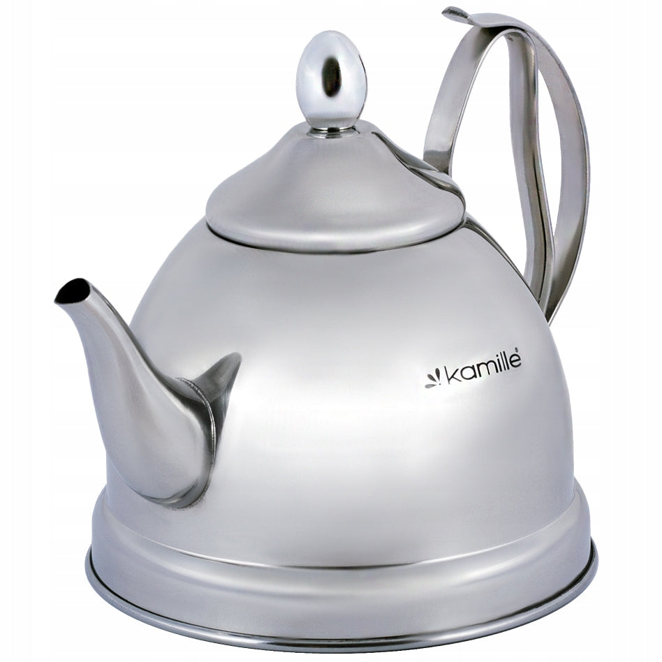 KETTLE INFUSER TEAPOT STEEL GAS INDUCTION 1L KAMILLE Manufacturer code 1095