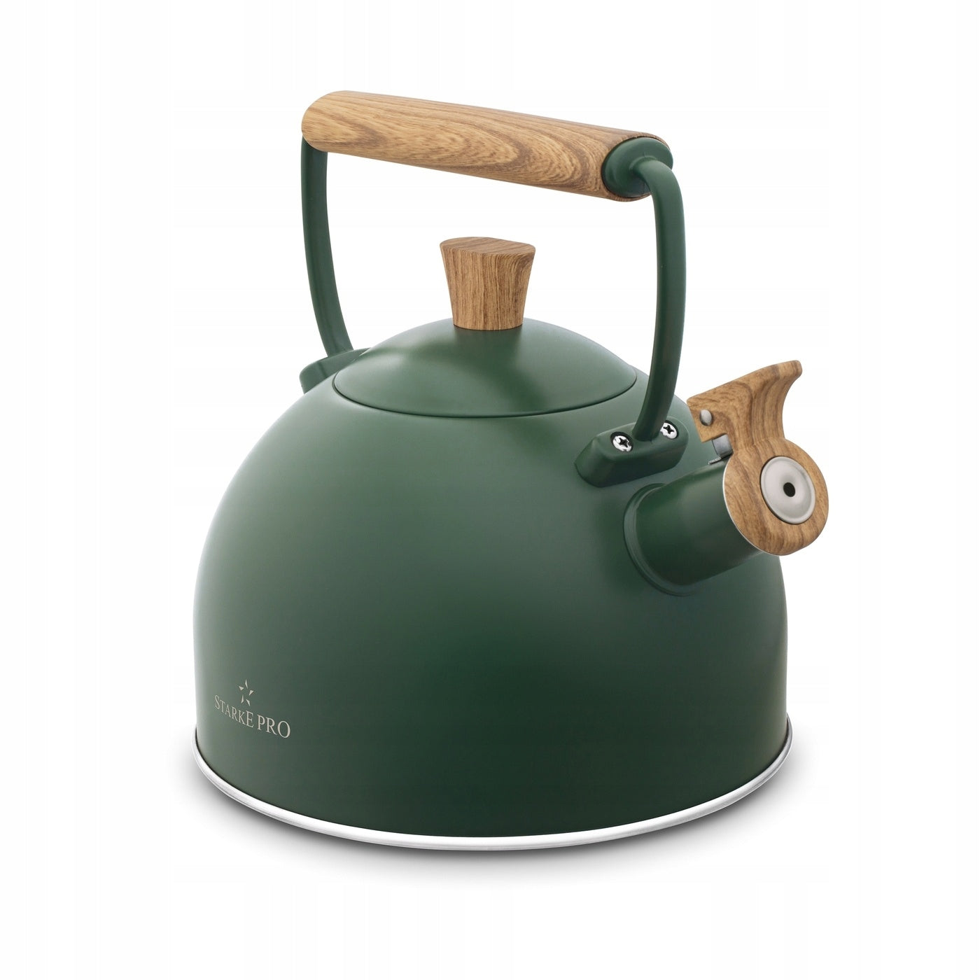 KETTLE WITH GAS WHISTLE Induction GREEN Steel Starke Pro Harit II 2,5 l