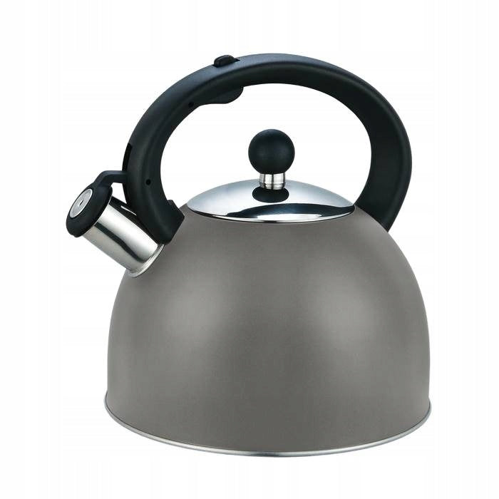 KETTLE WITH WHISTLE GREY STEEL FOR GAS INDUCTION 1,5L Hjorta Anna