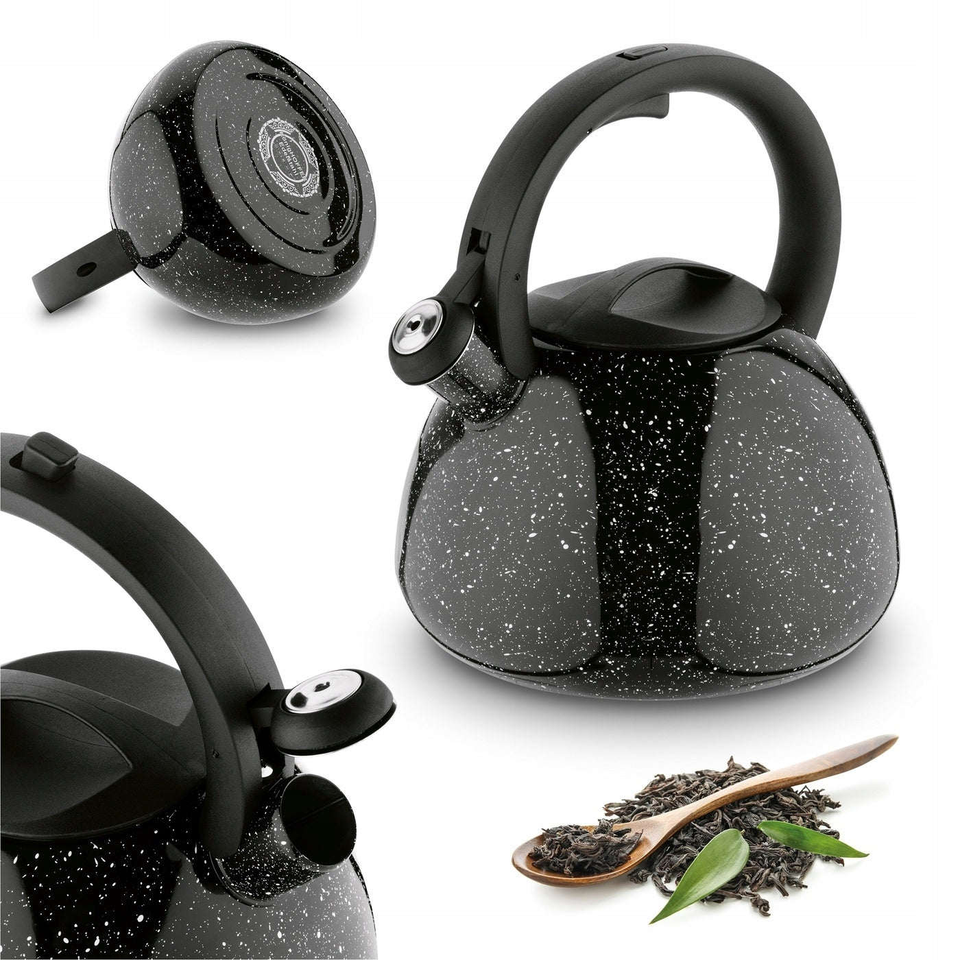 KETTLE WITH WHISTLE Traditional INDUCTION GAS KonigHOFFER Miles 2,7 l