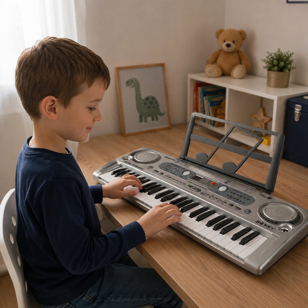KEYBOARD EDUCATIONAL ORGAN PIANO FOR CHILDREN TO LEARN TO PLAY USB MICROPHONE Manufacturer code KEYBOARD ORGANY PIANINKO DO NAUKI DLA DZIECI