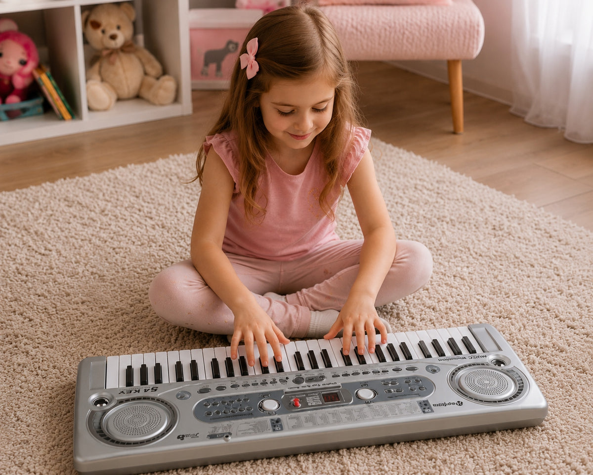 KEYBOARD EDUCATIONAL ORGAN PIANO FOR CHILDREN TO LEARN TO PLAY USB MICROPHONE Packaging status original