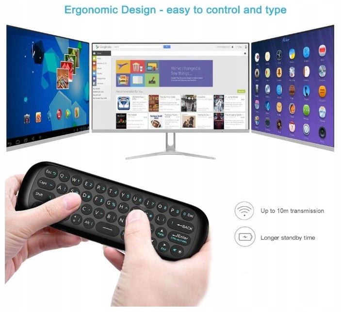 KEYBOARD REMOTE CONTROL MOUSE AIR MOUSE 3IN1 SMART TV PC Brand no brand