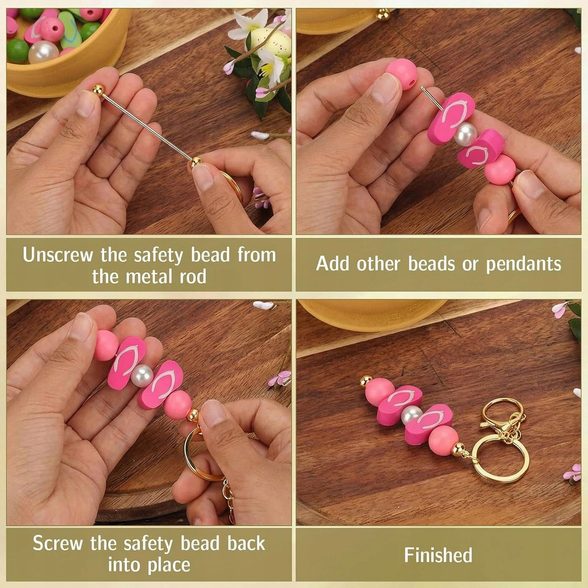 KEYCHAIN SET OF 16 METAL EMPTY CORRECT ACCESSORIES Manufacturer code 5908182518519
