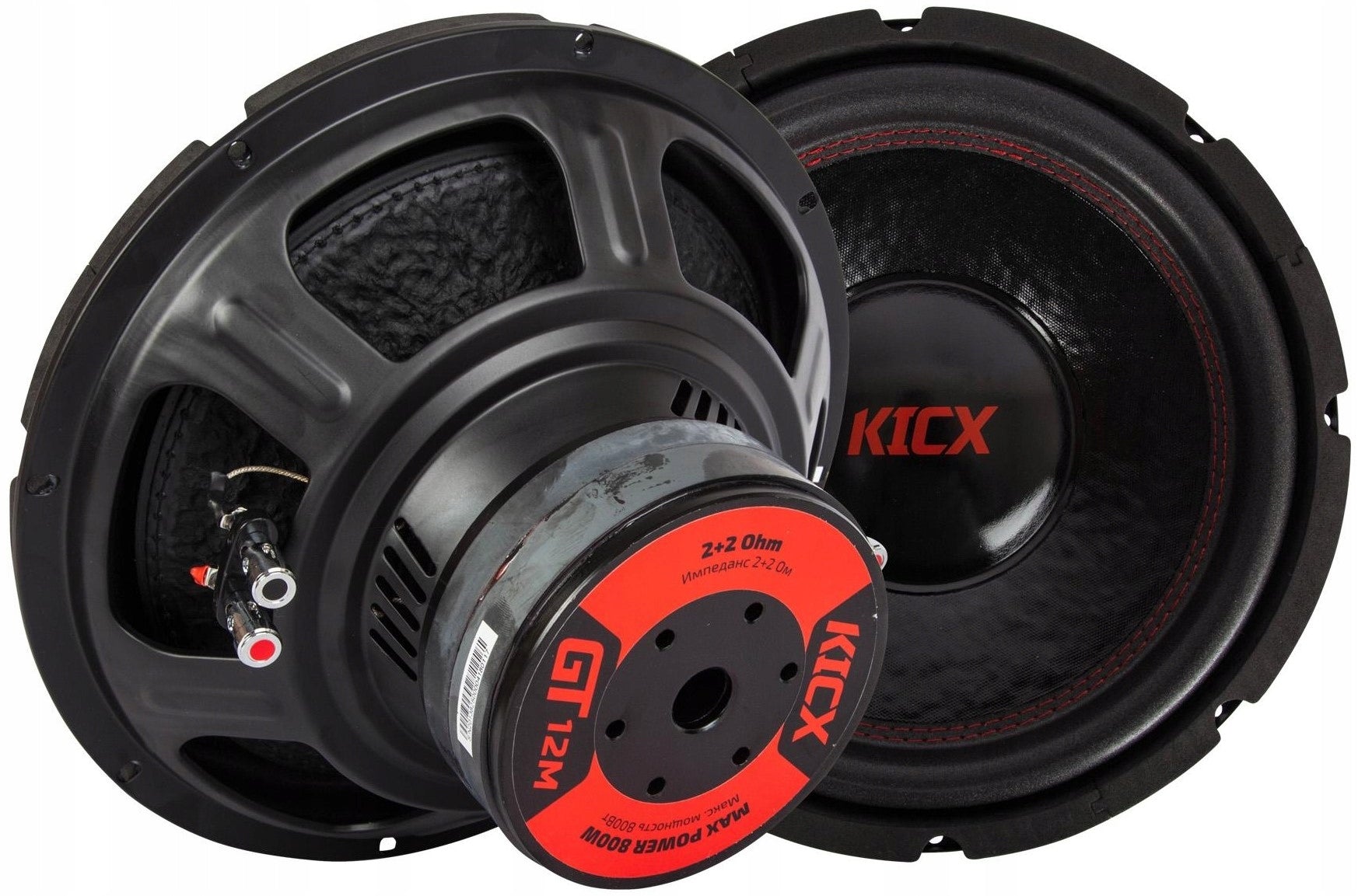 KICX GT 12M Tweeter 30cm 12 inches 500W 2x2 Ohm Natural Bass