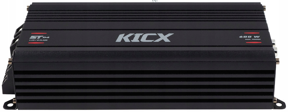 KICX ST D4 Small Car Amplifier 4-Channel 4x100/150W 2x300W Class D Manufacturer code STD4