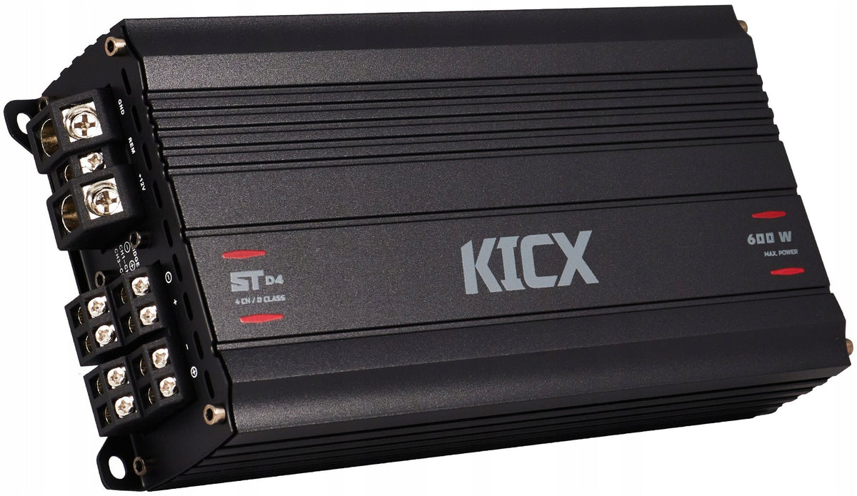 KICX ST D4 Small Car Amplifier 4-Channel 4x100/150W 2x300W Class D Packaging status original