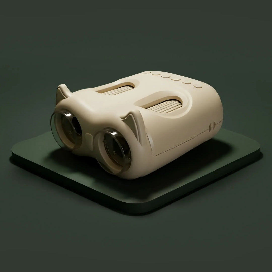 KIDLUPE BINOCULARS WITH MICROSCOPE FOR CHILDREN 2IN1 EDUCATIONAL TOY BEIGE Manufacturer code 5905080611397