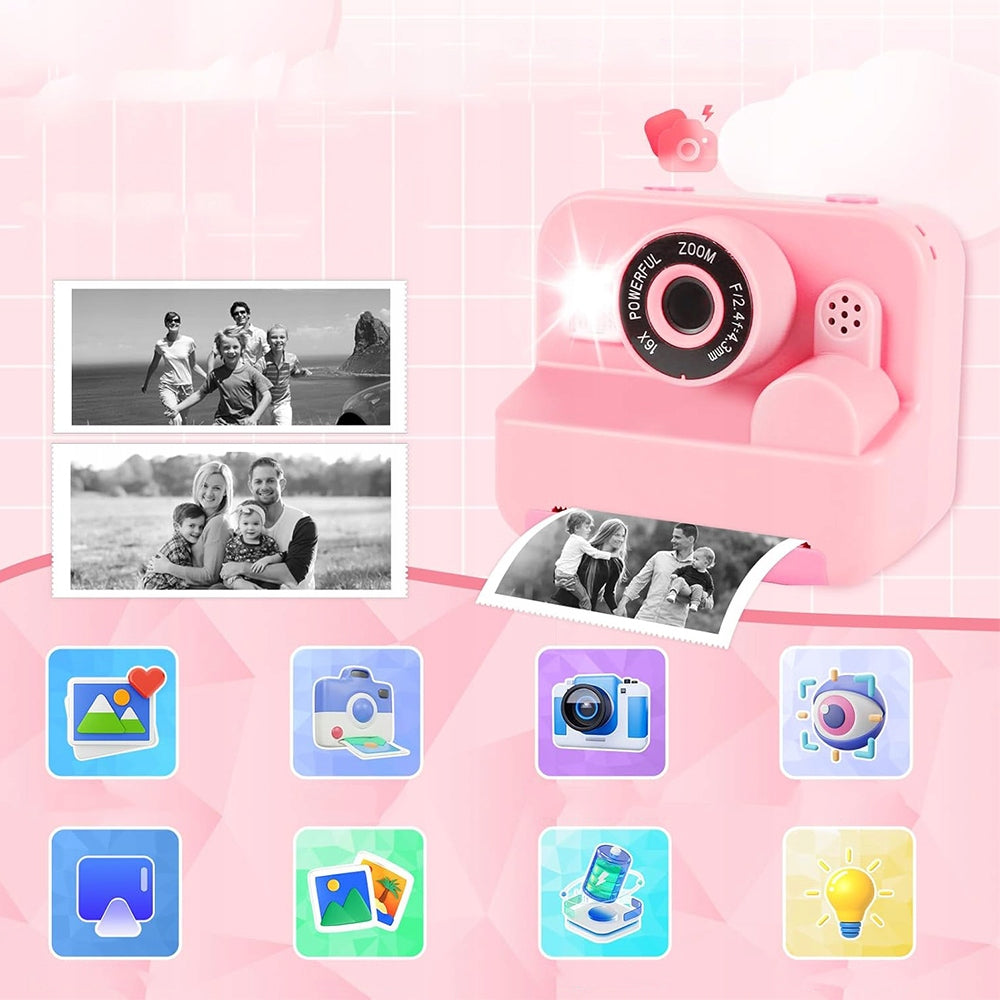 KIDS CAMERA DIGITAL INSTANT 1080P 32GB GIFT Model APARAT DZIECIĘCY