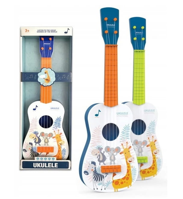 KIDS GUITAR LARGE 60CM UKULELE PLAYS INSTRUMENT Kind guitar