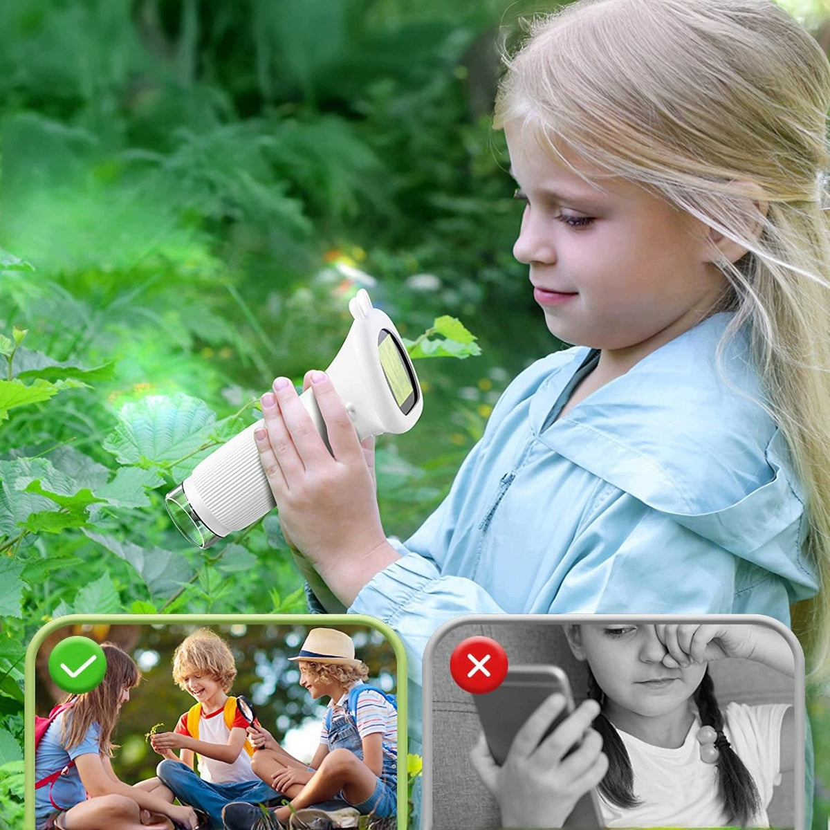 KIDS POCKET DIGITAL MICROSCOPE 1000X 2 INCH IPS SCREEN Brand no brand