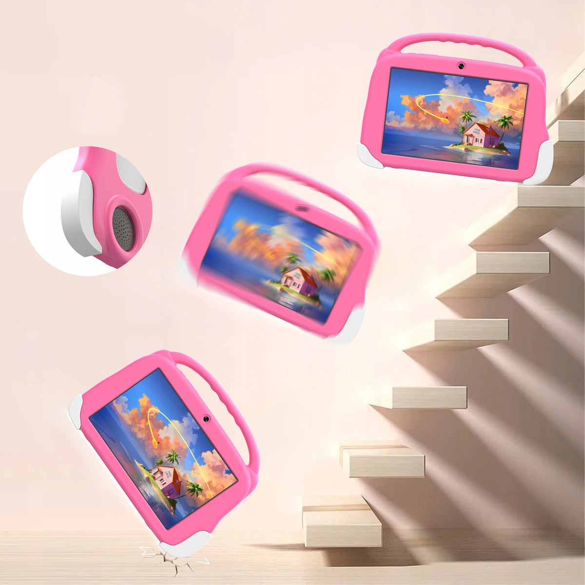 KIDS TABLET 8" 4G LTE 4/64GB WiFi GPS CASE EDUCATIONAL GIFT SET EAN (GTIN) 5900804153795