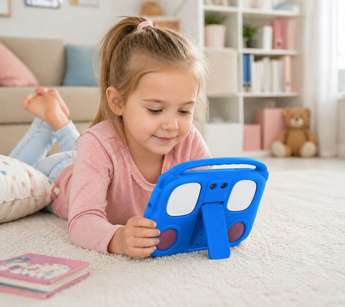 KIDS TABLET 8" 4G LTE 4/64GB WiFi GPS CASE EDUCATIONAL GIFT SET Packaging status original