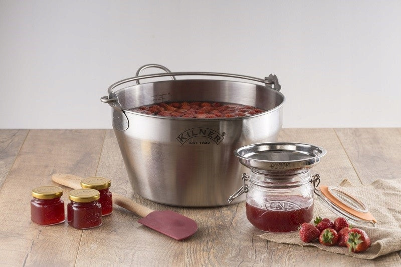 KILNER Stainless steel jam pot and jam pot. Capacity 8 l