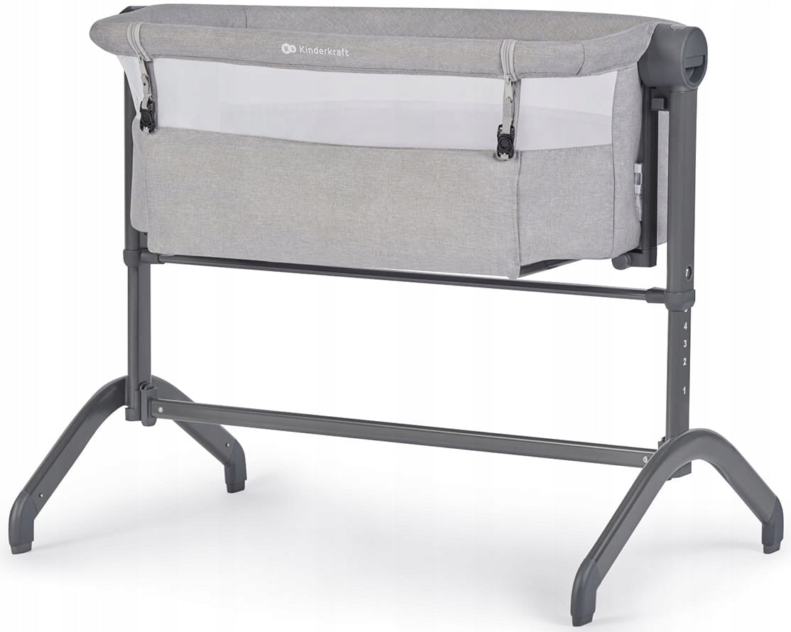 KINDERKRAFT BEA TRAVEL COT EXTRA BED 3IN1 GREY