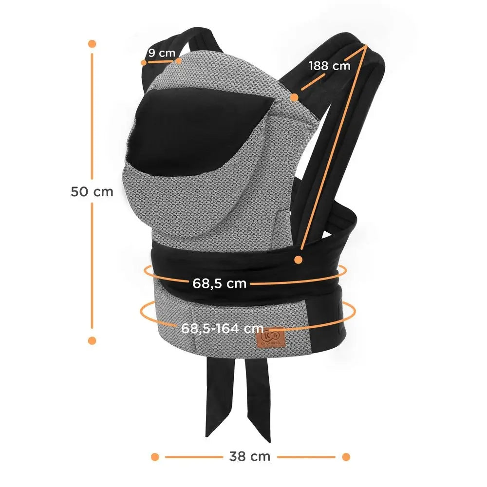 KINDERKRAFT Ergonomic carrier up to 20 kg ADOREE Grey Manufacturer code KNADOR00GRY0000