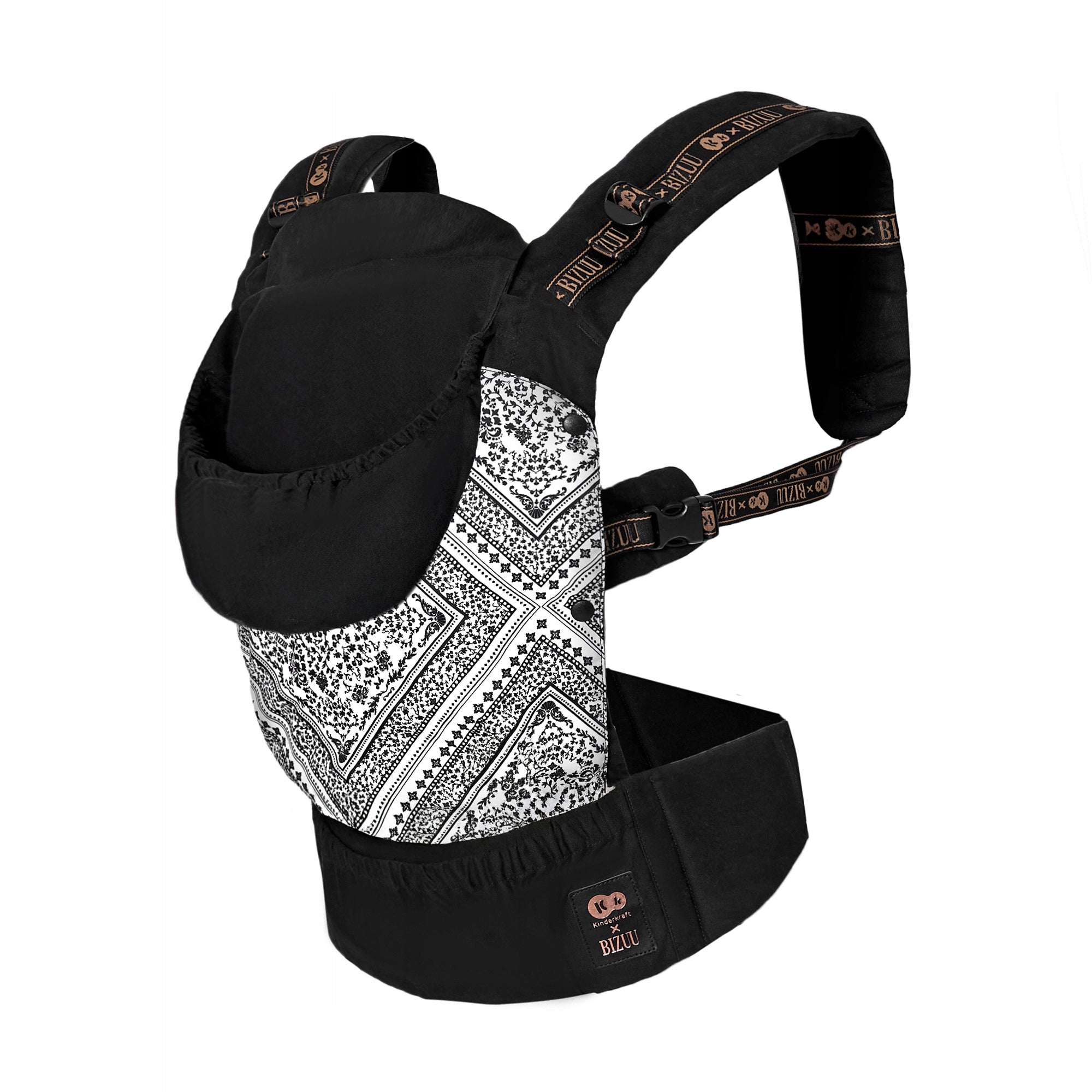 KINDERKRAFT Ergonomic carrier up to 20 kg Bizuu HUGGY Black Manufacturer code KNHUGG00BLKBI00