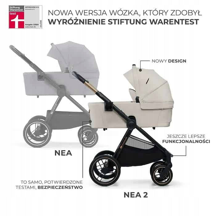 KINDERKRAFT NEA 2 - Multifunctional Trolley Set 2in1 | SOFT BEIGE Manufacturer code 5902533926039