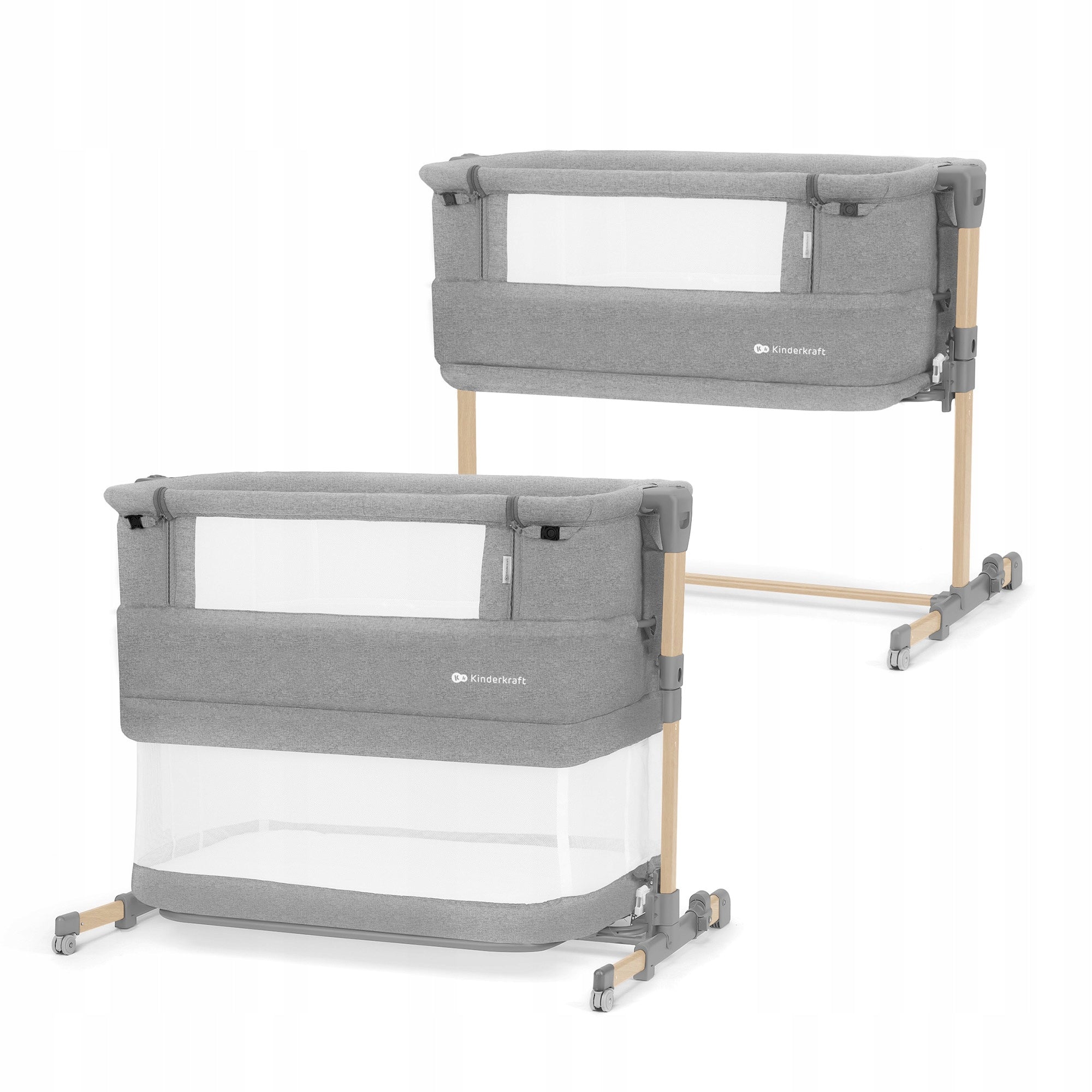 KINDERKRAFT NESTE GROW L 3in1 Folding Travel Cot Brand Kinderkraft