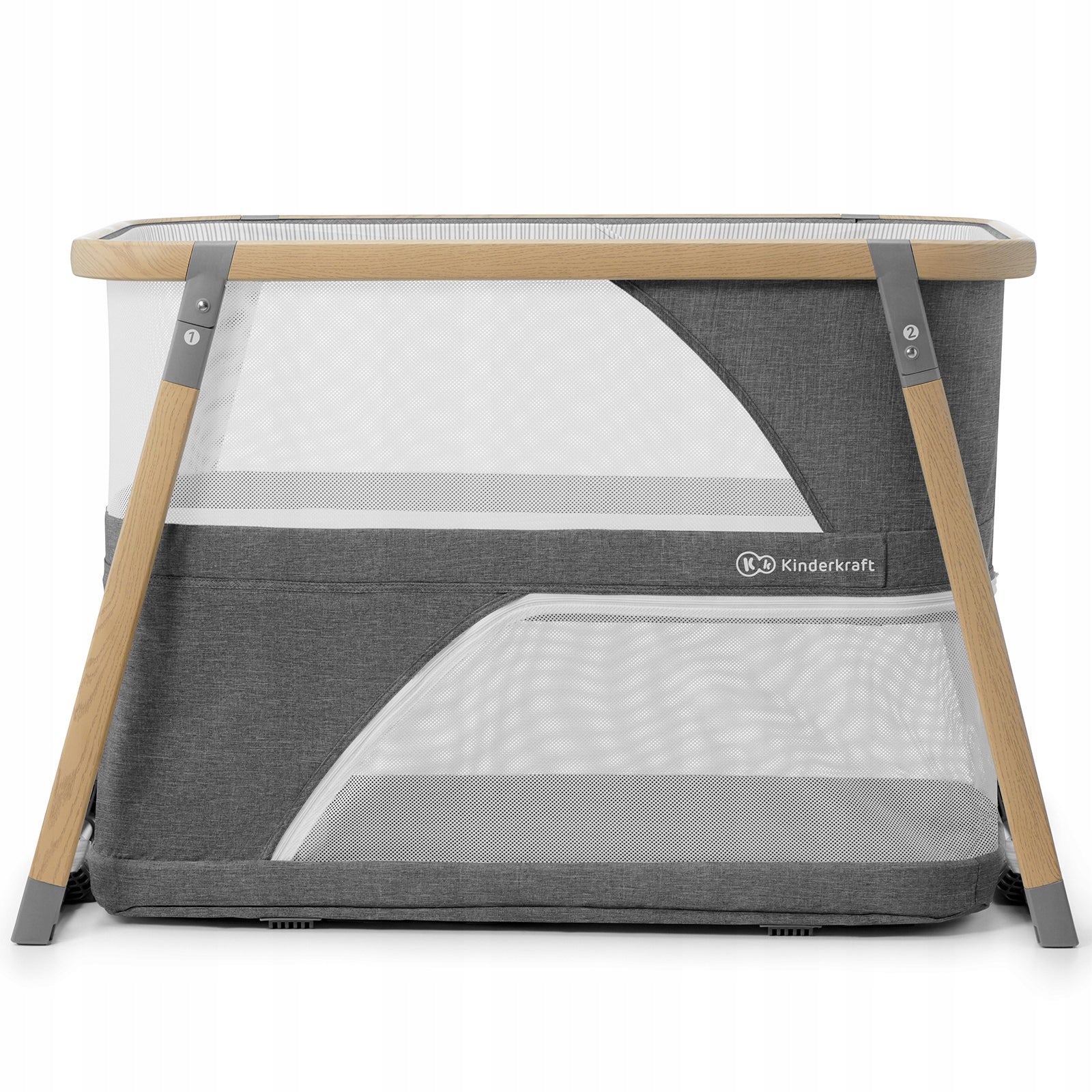 KINDERKRAFT Travel cot 4in1 SOFI grey Brand Kinderkraft