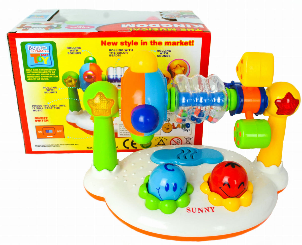 KINGDOM MUSICAL RATTLE INTERACTIVE FOR CHILDREN LIGHT SOUNDS Manufacturer code LT09