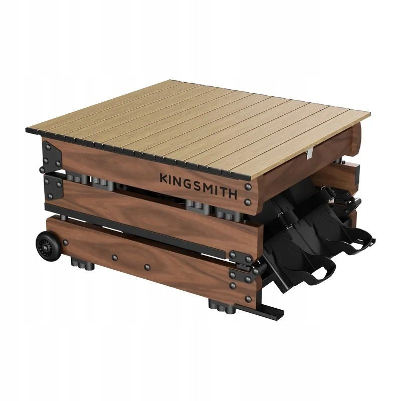 KINGSMITH RMWR3LF 2in1 Folding Water Rowing Machine with Coffee Table + Mat Packaging status original