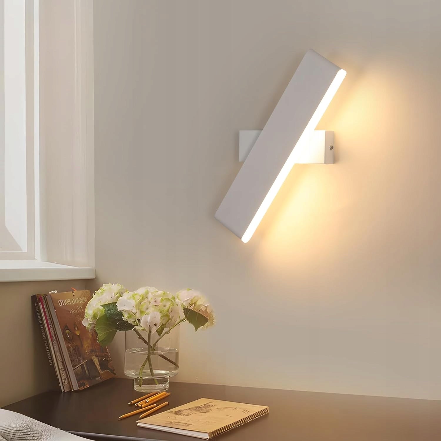 KINKIET BIALA LAMPA SCIENNA LED OBROTOWY NOWOCZESNA W KORYTARZ 3000K 9W Manufacturer code NL-30844002